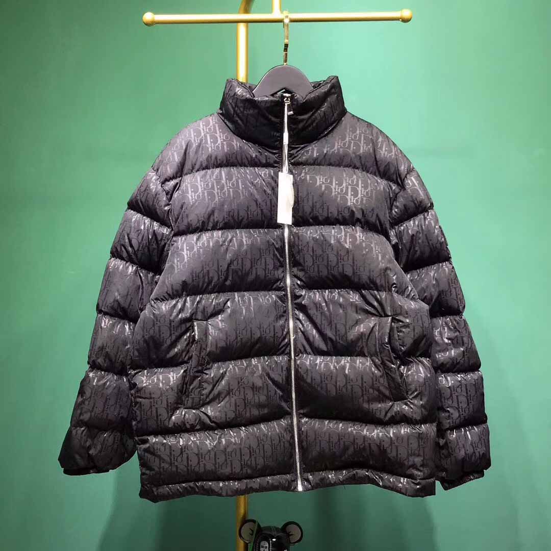 Dior Oblique Puffer Jacket Black Cotton ref690464 Joli Closet #45 Dior Oblique Puffer Jacket Black Cotton ref690464 Joli Closet